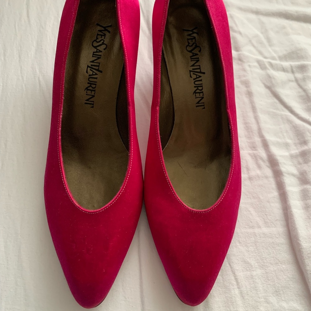 Vintage YSL Kitten heels